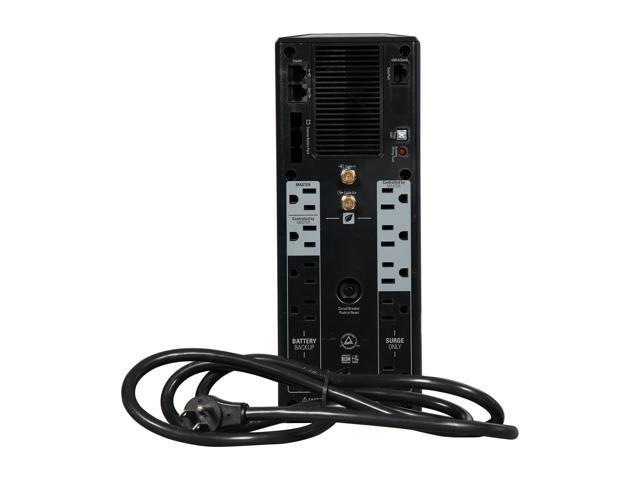 APC Back-UPS Pro, 1500VA/865W, Tower, 120V, 10x NEMA 5-15R outlets, AVR, LCD, User Replaceable Battery - image 7