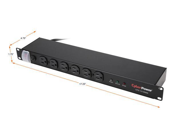 CyberPower 12-Outlet Rackbar Surge Protector - image 2
