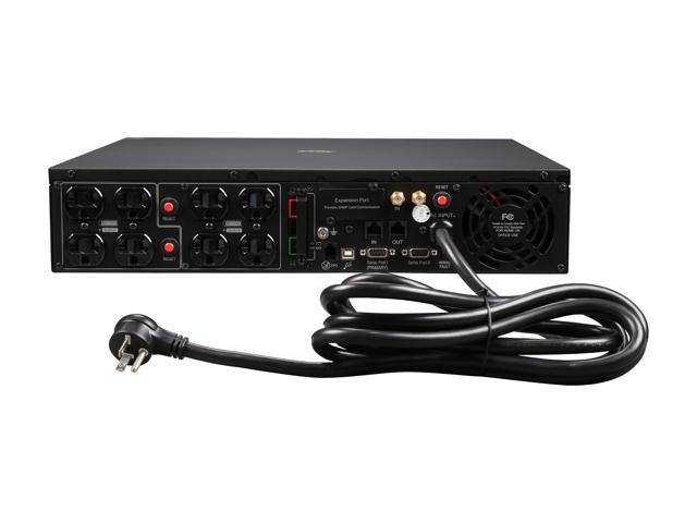 CyberPower Smart App LCD UPS Series 2U Rack/Tower Line Interactive Sine Wave UPS (2,190 VA / 1,650 W) - image 4