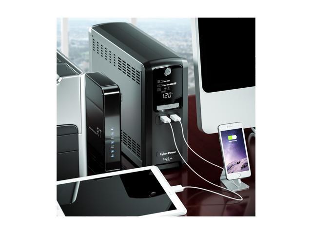 CyberPower CST135XLU Battery Backup GreenPower UPS Bypass Technology, 1350 VA / 810 W, Line Interactive, Simulated Sine Wave, NEMA 5-15P, 6 ft....