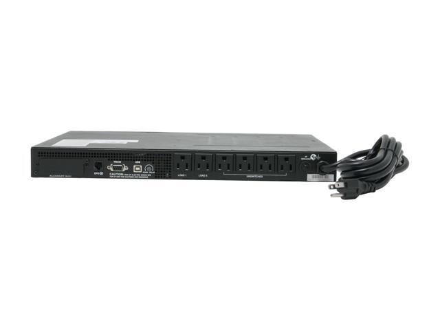 Tripp Lite Smart 750VA Sine Wave UPS Back Up, Line-Interactive 120V 600W, 1U Rackmount, Network Management Card Options, USB, DB9 Serial...