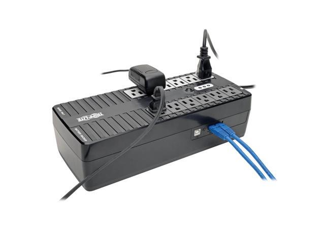 Tripp Lite INTERNET750U Series 750VA 450W Standby UPS - 12 NEMA 5-15R Outlets, 120V, 50/60 Hz, USB, 5-15P Plug, Desktop / Wall Mount -...