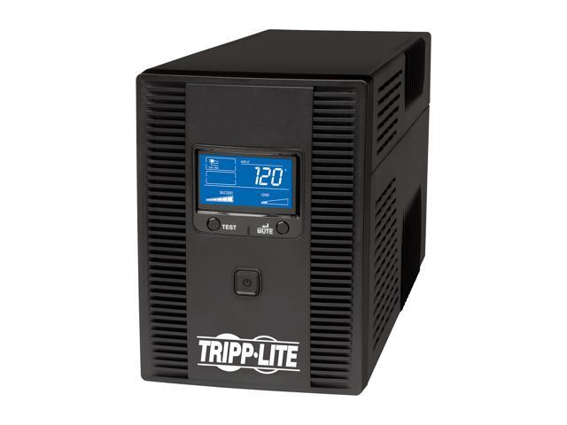 Tripp Lite SMART1500LCDT Series SmartPro 1500VA 900W 120V Line-Interactive Sine Wave UPS - 8 Outlets, LCD, USB, Tower - 2.3 Minute Full Load - 5 x...