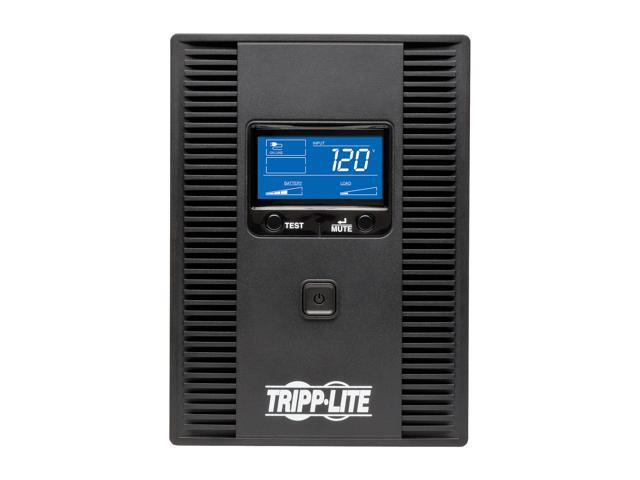 Tripp Lite SMART1500LCDT Series SmartPro 1500VA 900W 120V Line-Interactive Sine Wave UPS - 8 Outlets, LCD, USB, Tower - 2.3 Minute Full Load - 5 x...