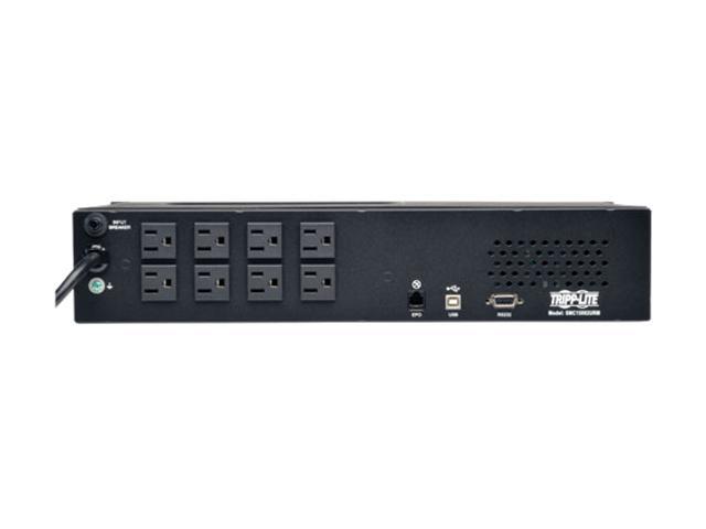 Tripp Lite SMC15002URM UPS System Series SmartPro 120V 1.5kVA 1kW Line-Interactive Sine Wave UPS, 2U Rack/Tower, LCD, USB, DB9, 8 Outlets