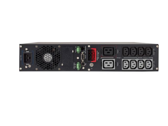Tripp Lite series SmartOnline 3000VA 2700W 208/230V Double-Conversion UPS - 10 Outlets, Extended Run, Network Card Option, LCD, USB, DB9, 2U...