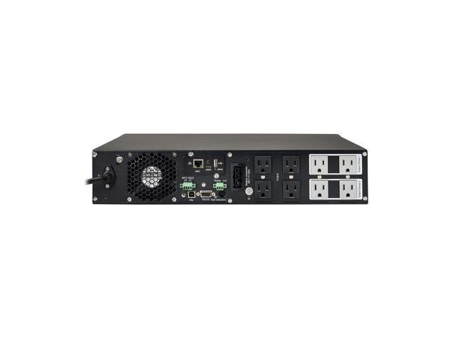 Tripp Lite series SmartOnline 1500VA 1350W 120V Double-Conversion UPS - 8 Outlets, Extended Run, Network Card Included, LCD, USB, DB9, 2U...