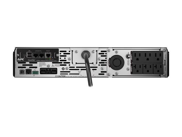 APC SMX2000RMLV2UNC UPS, 2000 VA Smart-UPS Sine Wave UPS Battery Backup with Extended Run Option, Network Management Card, 2U Rackmount/Tower...