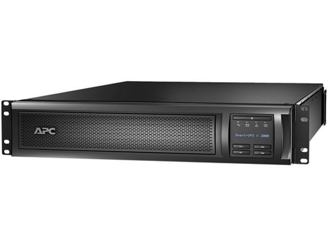 APC SMX2000RMLV2UNC UPS, 2000 VA Smart-UPS Sine Wave UPS Battery Backup with Extended Run Option, Network Management Card, 2U Rackmount/Tower...