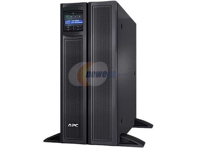 APC SMX3000LVNC UPS, 3000 VA Smart-UPS Sine Wave, Short Depth UPS Battery Backup with Extended Run Option, Network Management Card, Tower/4U Rack...