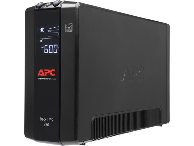APC Back-UPS 850, Compact Tower, 850VA, 120V, AVR, LCD, 8 NEMA outlets (4 surge) - image 2