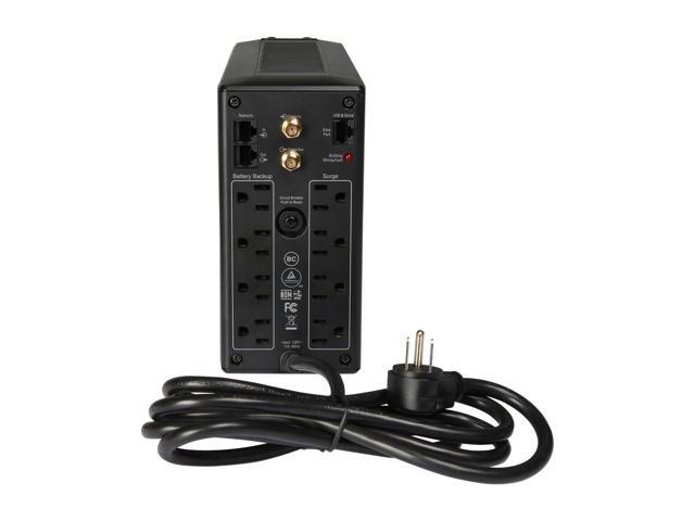 APC Back-UPS 850, Compact Tower, 850VA, 120V, AVR, LCD, 8 NEMA outlets (4 surge) - image 5