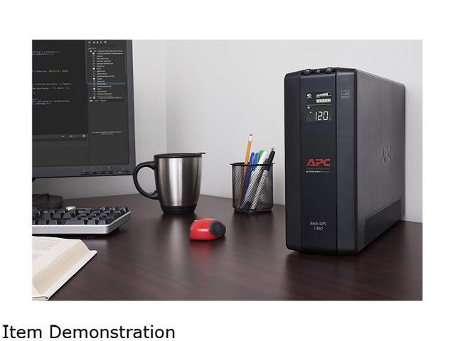 APC Back-UPS 1350, Compact Tower, 1350VA, 120V, AVR, LCD, 10 NEMA outlets (5 surge) - image 5