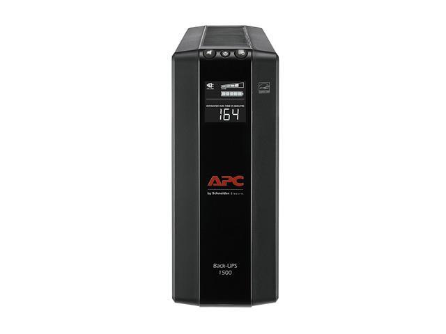 APC Back UPS 1500, Compact Tower, 1500VA, 120V, AVR, LCD, 10 NEMA outlets (5 surge) - image 4