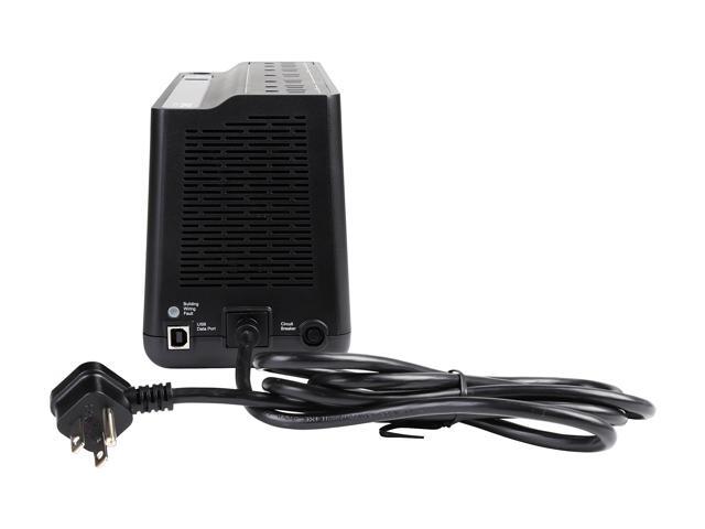 APC - Back-UPS 600VA, 120V, 1 USB charging port, 7 NEMA outlets (2 surge) - Black - image 7