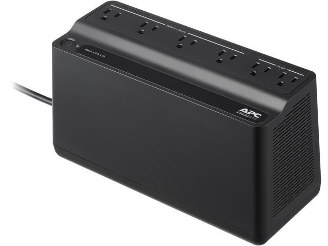 APC - Back-UPS 425VA, 120V, 6 NEMA outlets (2 surge) - Black - image 3