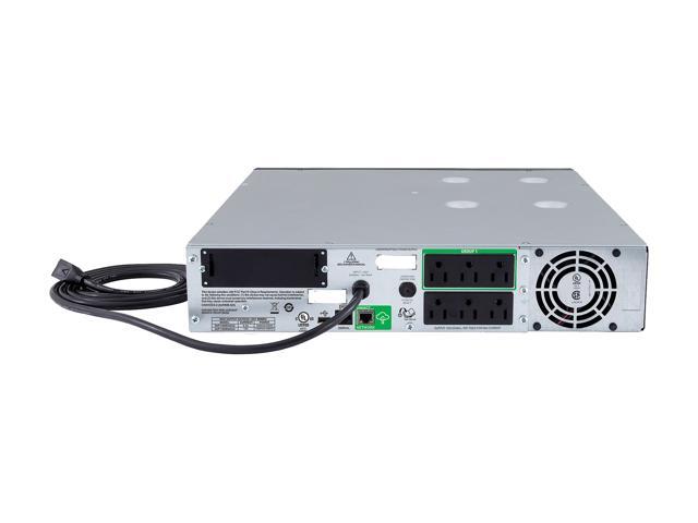 APC SMT1000RM2UC 1000 VA 700 Watts 120V 6 Outlets Pure Sinewave Smart-UPS with SmartConnect (Replaces SMT1000RM2U)