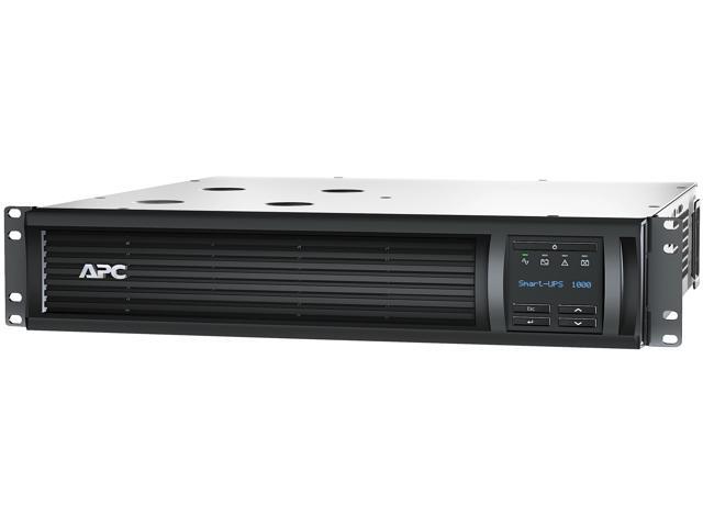 APC SMT1000RM2UC 1000 VA 700 Watts 120V 6 Outlets Pure Sinewave Smart-UPS with SmartConnect (Replaces SMT1000RM2U)