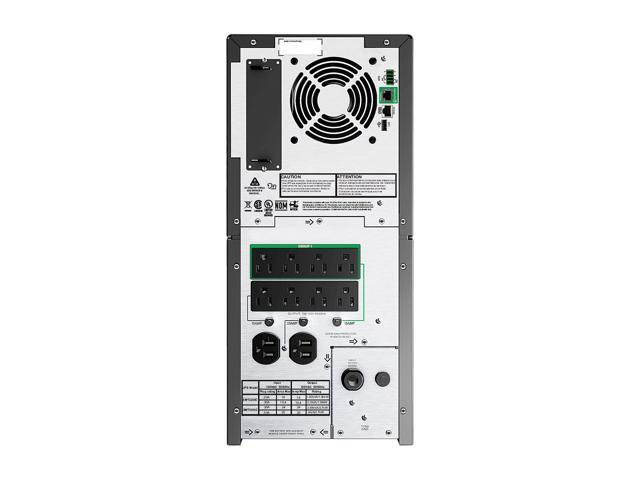 APC SMT2200C Smart-UPS, Line Interactive, 2200VA, Tower, 120V, 8x NEMA 5-15R+2x NEMA 5-20R outlets, SmartConnect Port+SmartSlot, AVR, LCD-2U...
