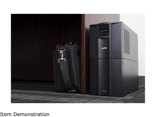APC SMT2200C Smart-UPS, Line Interactive, 2200VA, Tower, 120V, 8x NEMA 5-15R+2x NEMA 5-20R outlets, SmartConnect Port+SmartSlot, AVR, LCD-2U...