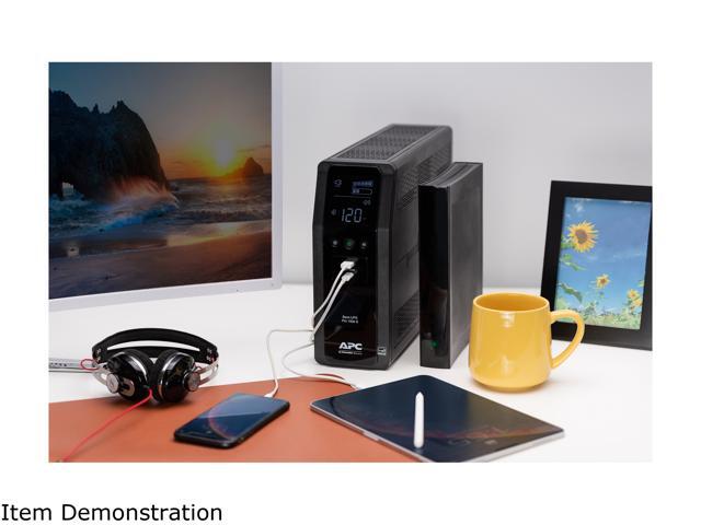 APC Back-UPS Pro 1500S, 1500VA, 120V, Sinewave, AVR, LCD, 2 USB charging ports, 10 NEMA outlets (4 surge) - image 5