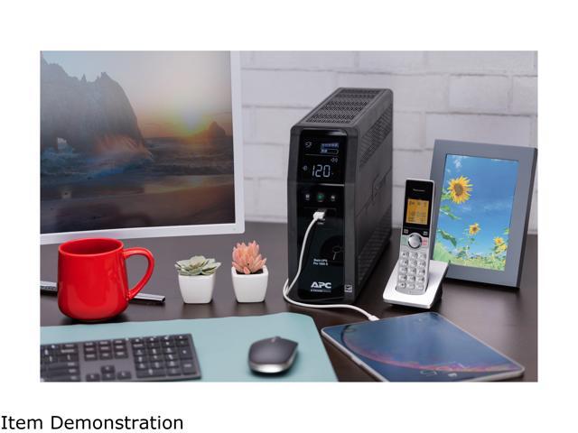 APC Back-UPS Pro 1500S, 1500VA, 120V, Sinewave, AVR, LCD, 2 USB charging ports, 10 NEMA outlets (4 surge) - image 12