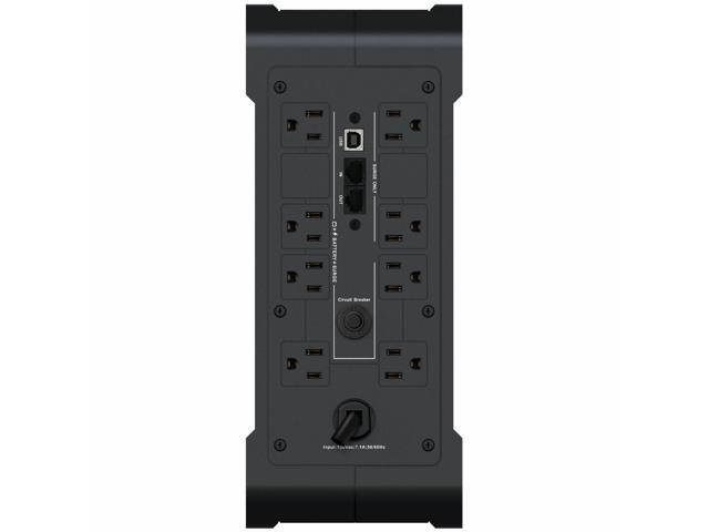 Vertiv PowerUPS 200 Standard Line Interactive Series PSA6-1000LVT, 1000VA/625W, AVR, USB Charging, Color LCD, User-Replaceable Battery, Battery...