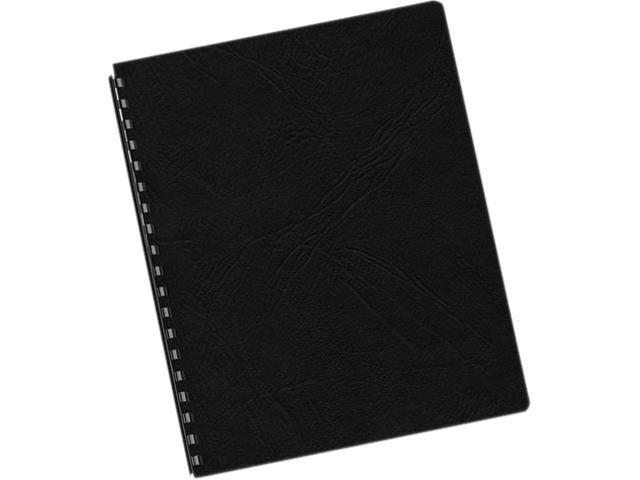 52138 Fellowes Classic Grain Texture Binding System Covers, 11-1/4 x 8-3/4, Black, 200/Pack