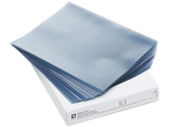 C-line 31357 Vinyl Report Cover, Binding Bar, Letter, 60 Sheet Capacity, Clear, 100/Box