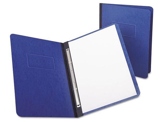 Oxford 12902 Pressboard Report Cover, Prong Clip, Letter, 3' Capacity, Dark Blue