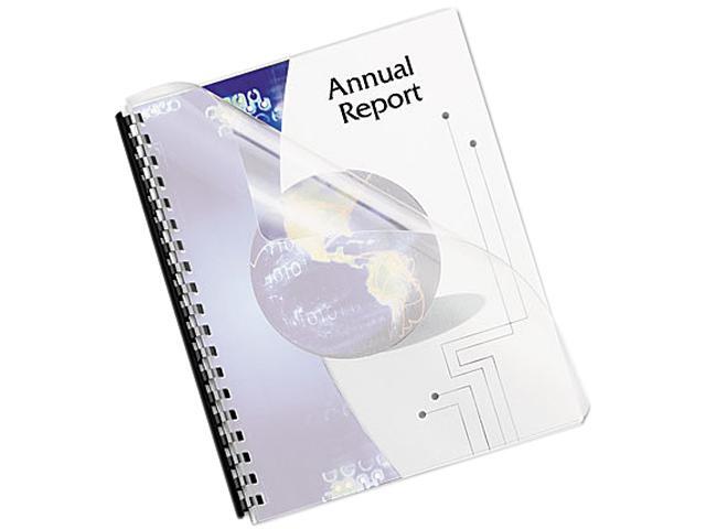 5224301 Fellowes Futura Presentation Binding System Covers, 11 x 8-1/2, Frost, 25/Pack