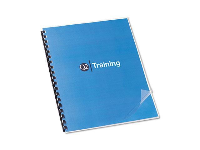 2000041 GBC Clear View Presentation Binding System Cover, 11 x 8-1/2, Clear, 100/Box