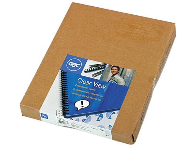 2020025 GBC Clear View Presentation Binding System Cover, 11 x 8-1/2, Clear, 100/Box