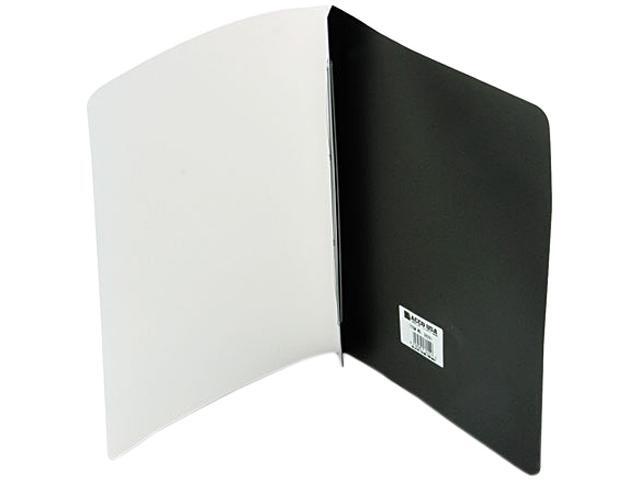Acco 36251 Plastic Report Cover, Prong Clip, Letter, 3' Capacity, Frosted Cover/Black Back