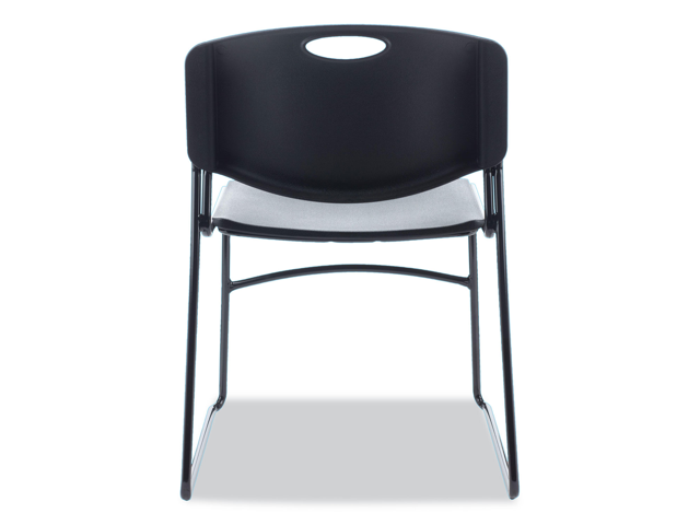 Alera Resin Stacking Chair - Black - 4/Carton ALECA671