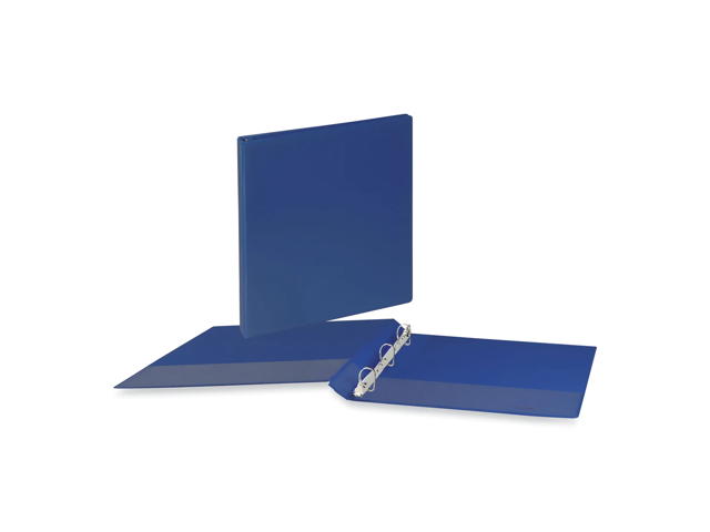 Universal Slant D-Ring View 3 Ring Binder - 1.5' Capacity - 11 x 8.5 - Navy Blue UNV20718