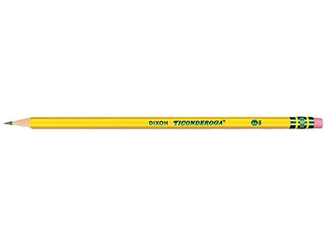 Dixon 13872 - Ticonderoga Woodcase Pencil, HB #2, Yellow Barrel, 96 Per Pack