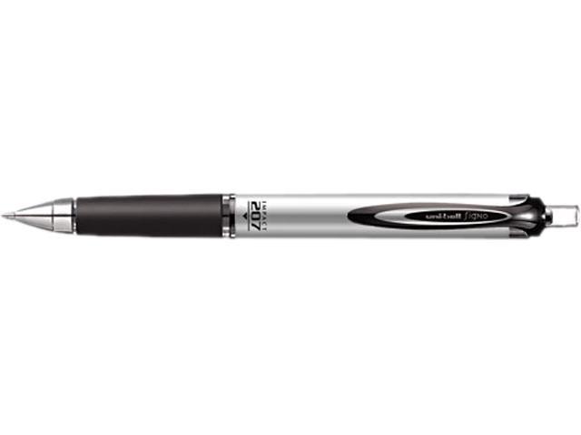 uni-ball 65870 207 Impact Roller Ball Retractable Gel Pen, Black Ink, Bold