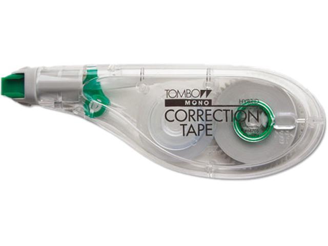 Tombow TOM68721 MONO Hybrid Style Correction Tape, 1/6' x 394', Non-Refillable, 10/Pack