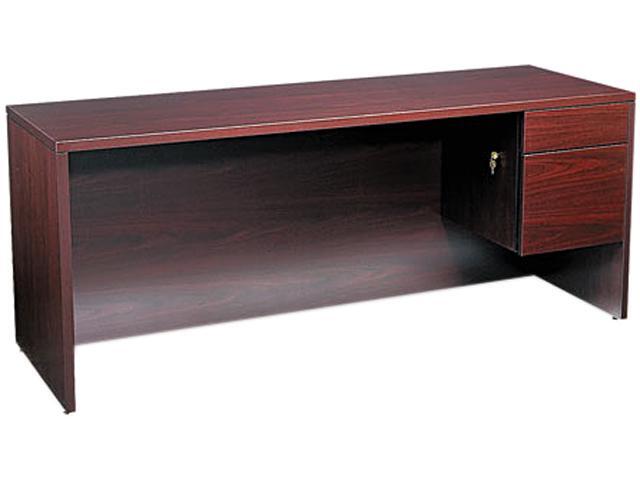 HON 10545RNN 10500 Series 3/4-Height Right Pedestal Credenza, Mahogany