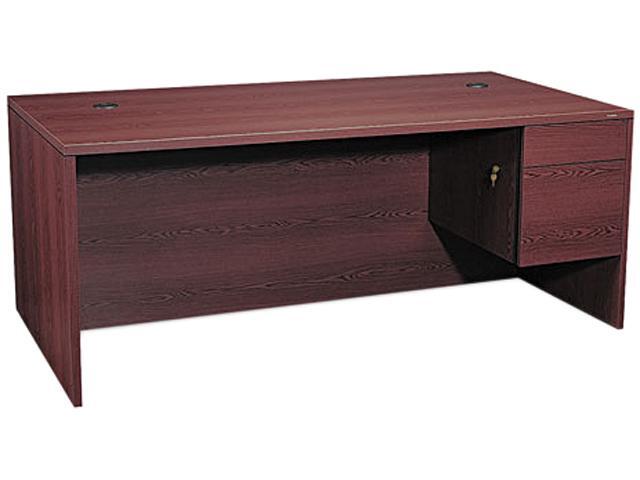 HON 10585RNN 10500 Large 'L' or 'U' Workstation Right 3/4-Height Ped Desk, 72.00' Width x 36.00' Depth, Mahogany