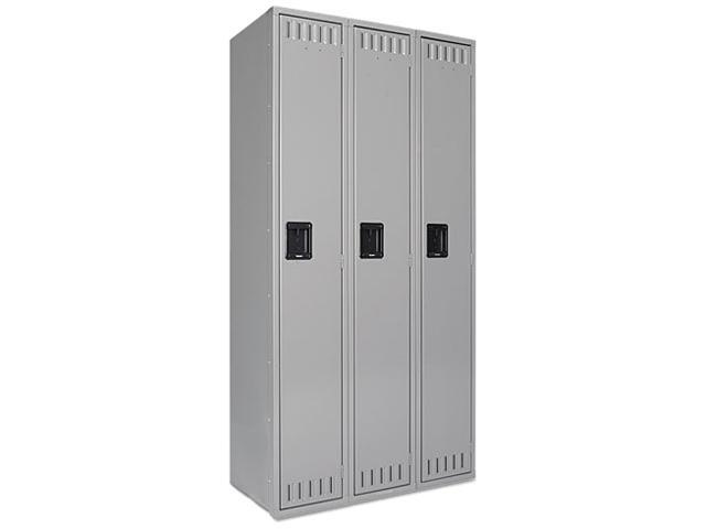 Tennsco STS121872CMG Single Tier Locker, 36w x 18d x 72h, Medium Gray