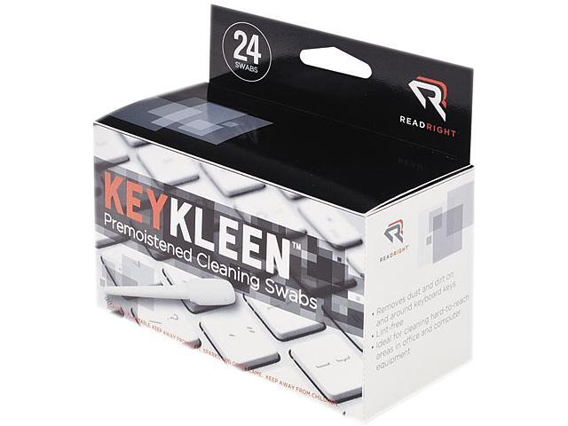 Read Right RR1243 KeyKleen Keyboard Cleaner Swabs, 24/Box