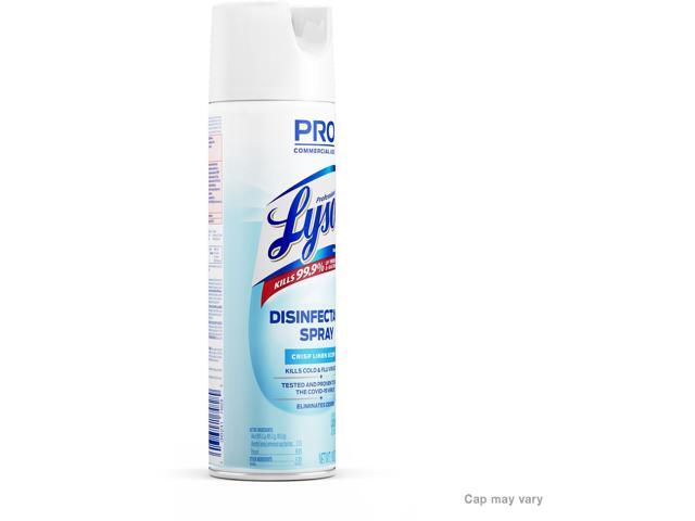 Lysol Disinfectant Spray, Crisp Linen, 19 oz Aerosol Spray, 12/Carton RAC74828CT