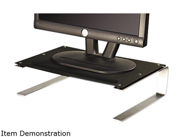 Allsop ASP29248 Redmond Monitor Stand, 14 5/8 x 11 x 4 1/4, Black/Gray/Silver