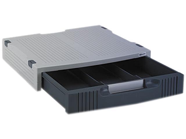 Innovera 55000 Basic LCD Monitor Stand, 15 x 11 x 3, Light Gray/Charcoal