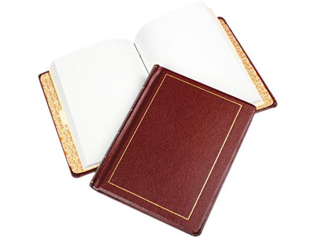 Wilson Jones 0396-11 Looseleaf Minute Book, Red Leather-Like Cover, 125 Pages, 8 1/2 x 11