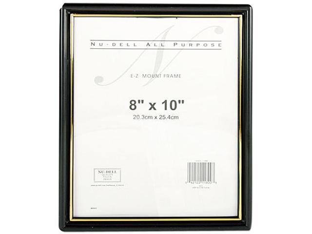 Nu-dell Ez Mount Document Frame 8 x 10 Black 11800