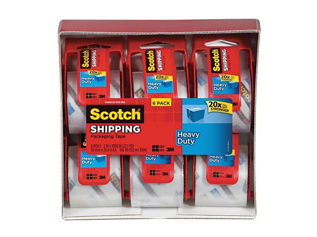 Scotch 1426 - 3850 Heavy-Duty Packaging Tape in Sure Start Disp., 1.88' x 22.2yds, 6/Pack
