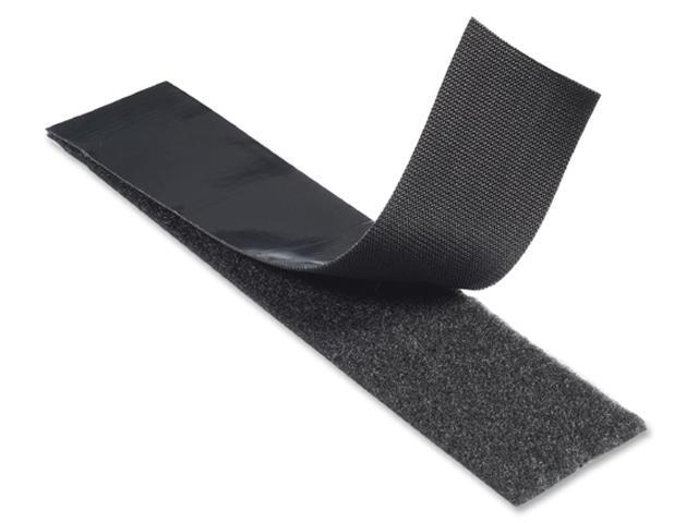Velcro 90197 Industrial Strength Sticky-Back Hook and Loop Fasteners, 2.00' x 15.00 ft. Roll, Black
